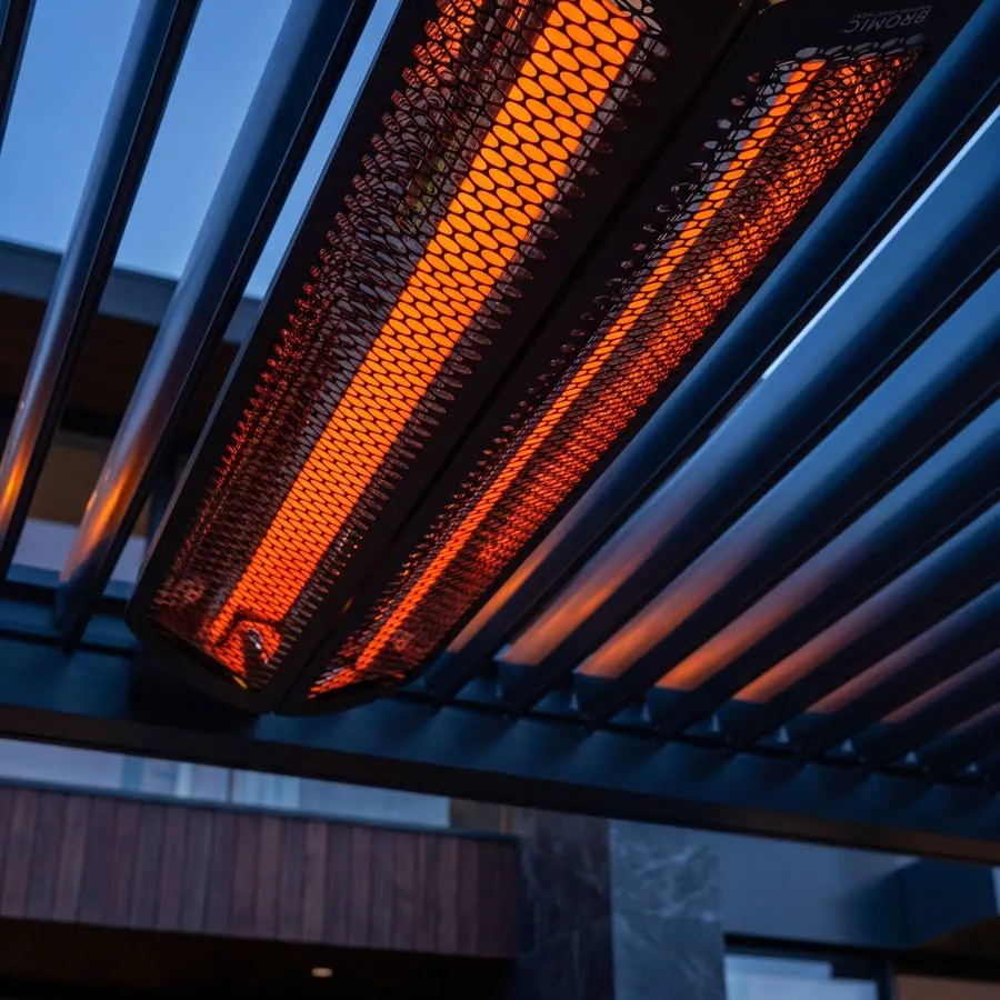 Integrated heat in a Pergola X