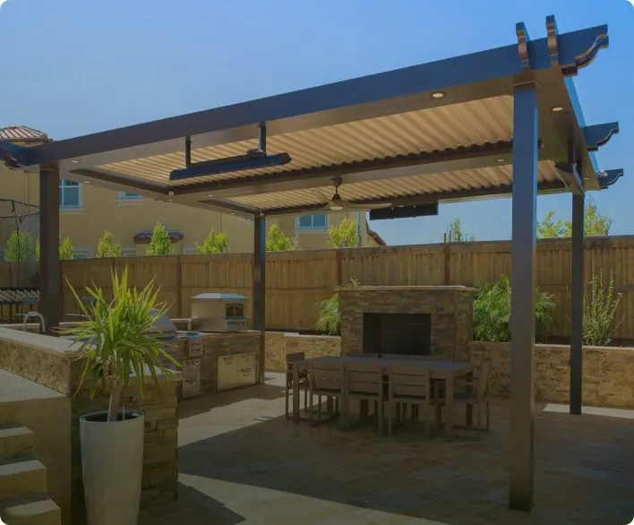 Outdoor living space in Oconomowoc Lake Country