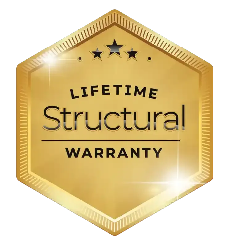 Lifetime Structural Warranty badge
