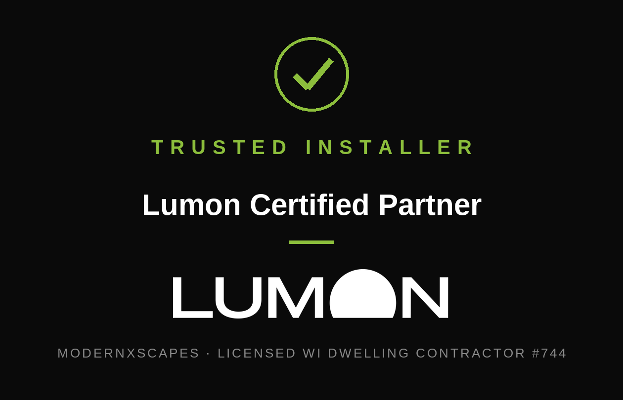 Lumon Certified Partner — ModernXscapes